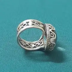 خاتم در نجفي صافي طبيعي قديم 4