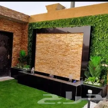 تنسيق حدائق شلالات ونوافير 1