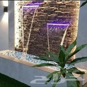 تنسيق حدائق شلالات ونوافير 25