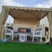 مظلات وسواتر وجلسات وهناجر وجميع اعمال الحداده 26