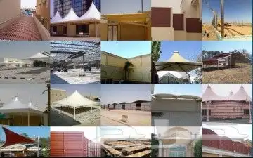 مظلات وسواتر وجلسات وهناجر وجميع اعمال الحداده 49