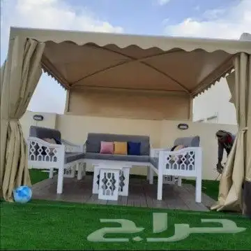 مظلات وسواتر وجلسات وهناجر وجميع اعمال الحداده 43