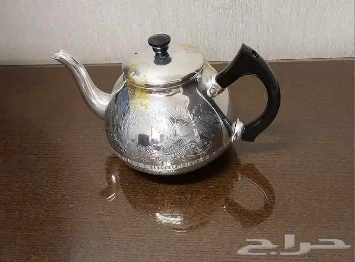 ابريق شاي انجليزي جديد مخزن 45 سنه 0