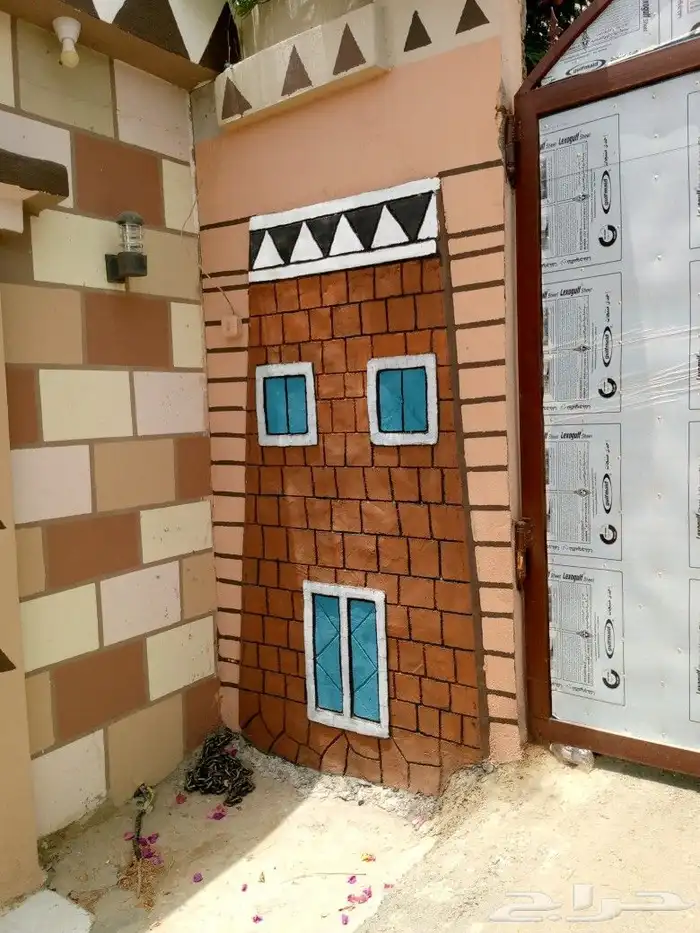 منسق حدائق معلم ديكورات خارجيه حصون احواض ممرات عريش 5