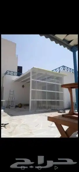 انشاء مظلات pvs سواتر حديد برجولات هناجر 10