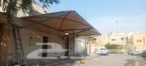 انشاء مظلات pvs سواتر حديد برجولات هناجر 6