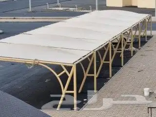 انشاء مظلات pvs سواتر حديد برجولات هناجر 7