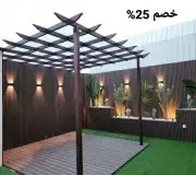 تنسيق حدائق شلالات مظلات 17