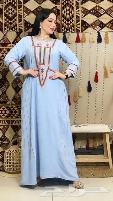 جلابيات كويتيه وفلسطيني بيتية و خروج بيع جملة حتا لو حبة 35