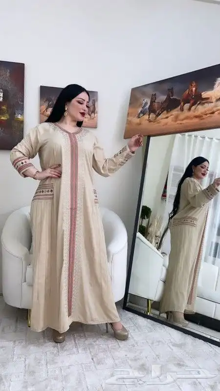 جلابيات كويتيه وفلسطيني بيتية و خروج بيع جملة حتا لو حبة 14