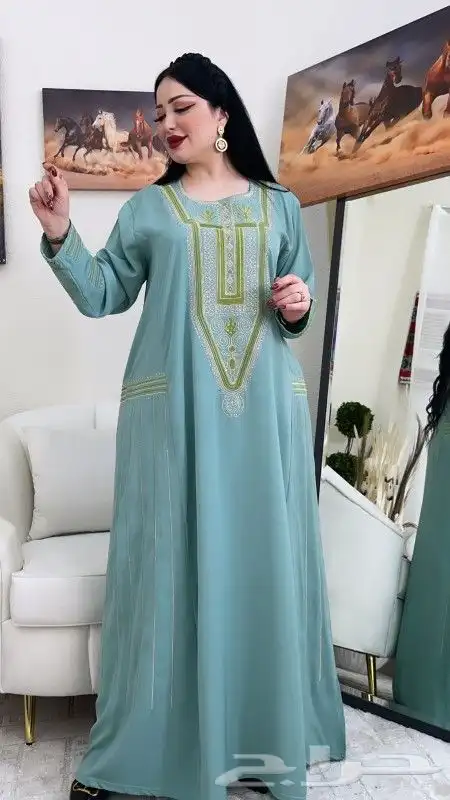 جلابيات كويتيه وفلسطيني بيتية و خروج بيع جملة حتا لو حبة 7