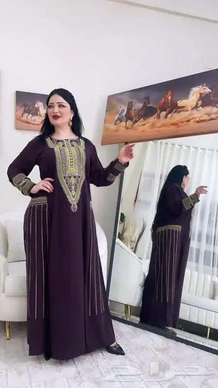 جلابيات كويتيه وفلسطيني بيتية و خروج بيع جملة حتا لو حبة 12