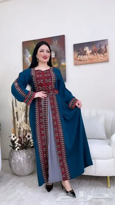 جلابيات كويتيه وفلسطيني بيتية و خروج بيع جملة حتا لو حبة 16