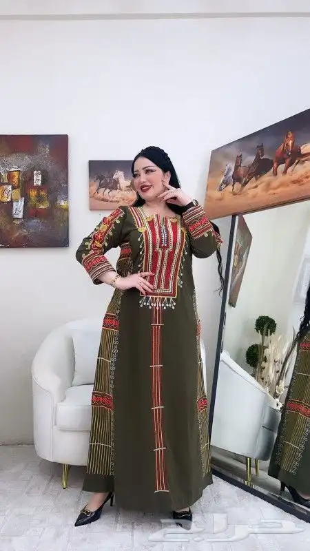 جلابيات كويتيه وفلسطيني بيتية و خروج بيع جملة حتا لو حبة 6