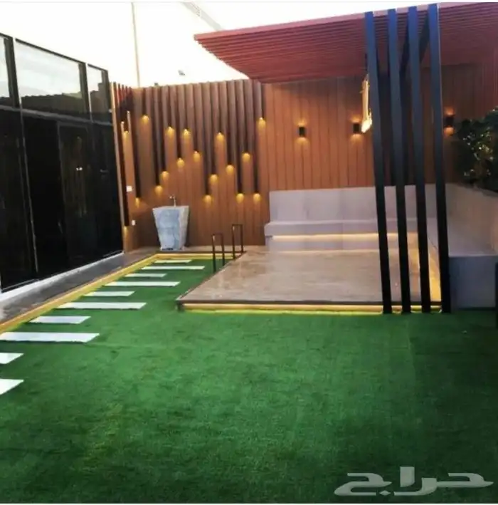 تنسيق حدائق شلالات مظلات 11