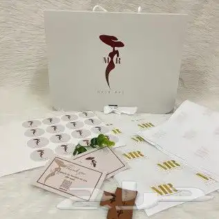 طباعه اكياس عبايات بوكسات حلويات كروت ليبل تاق قماش جلد ختم 5