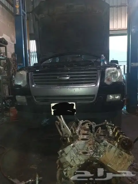 ورشة.. مختصون اكسبلور قير ماكينة 5