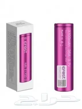 Efest 4000mAh زوج بطارية مقاس 21700 قابله لشحن 0