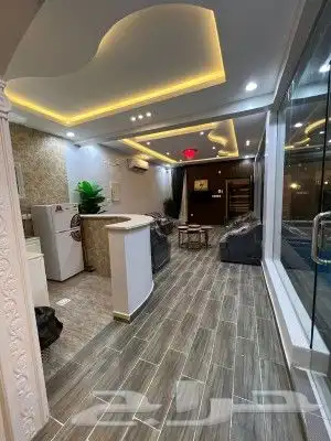 شاليه VIP بمجلس خارجي بحوش واسع 1