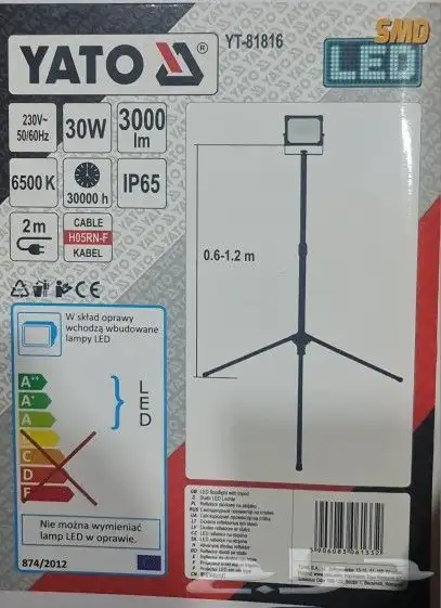 كشاف LED بقاعده ثلاث ارجل قابله للتعديل لك الاتجاهات 0