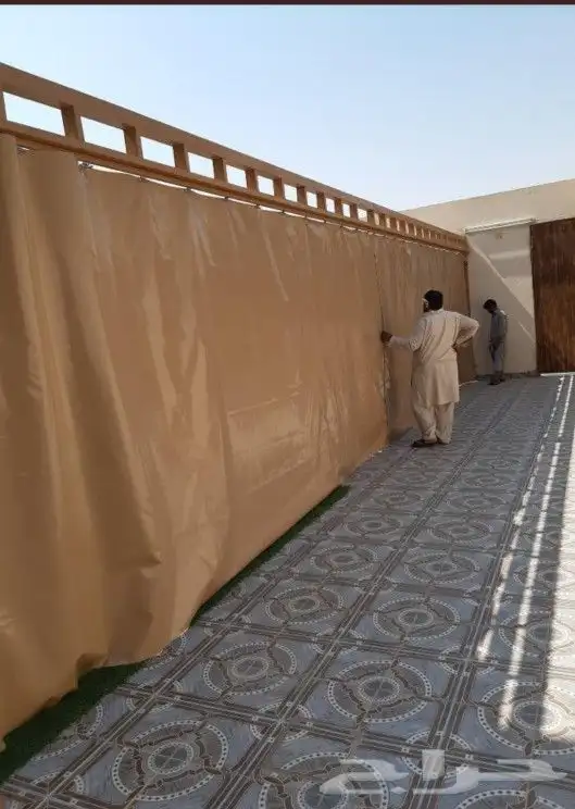 سواتر ابجور سواتر شرائح سواتر وتحويشات شينكو وجميع اعمال المظلات 2