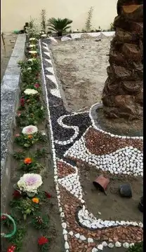 منسق حدائق معلم ديكورات خارجيه نقش حجر مرو الوان حجر 5
