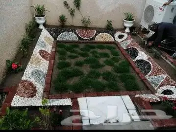 منسق حدائق معلم ديكورات خارجيه نقش حجر مرو الوان حجر 0
