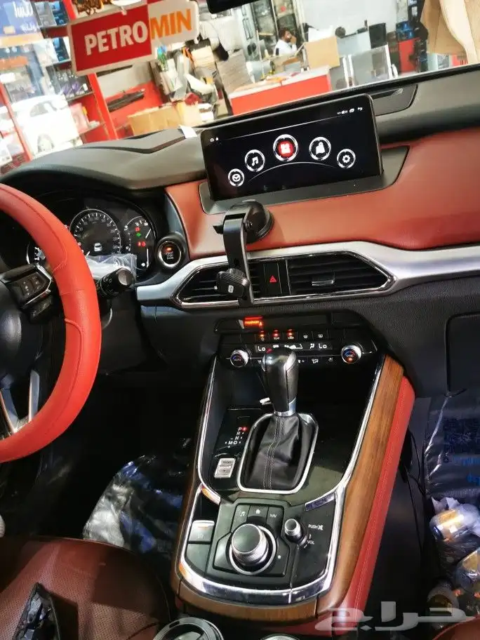 شاشه مازداCX-9 نفس شكل الوكاله بنضام الاندرويد 3