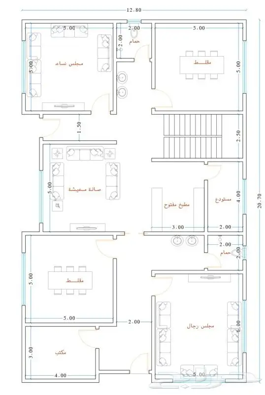 تصميم فيلا دورين 0