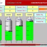منظومة تشغيل اوتوماتيك محطات الخرسانه الجاهزه والبلك 4