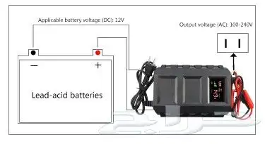 شاحن بطارية ليثيوم 14.6v lifepo4 7
