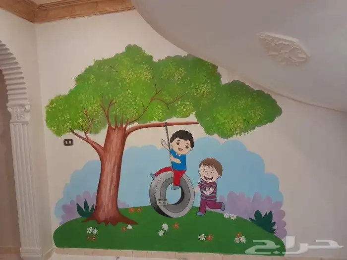 رسم جرافيتي رسام وخطاط نحات مدارس روضه اطفال 17