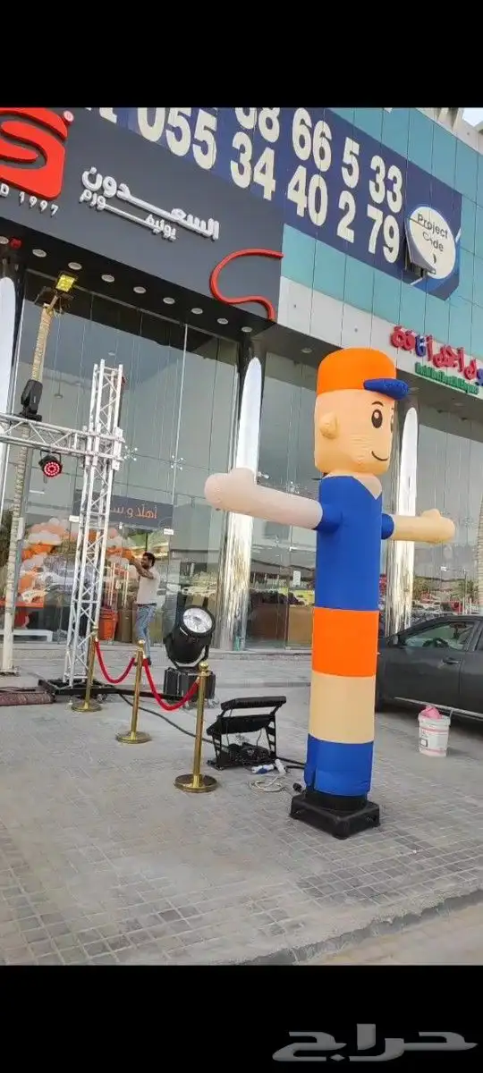 تنسيق افتتاح محلات بوابة تراس بالونات اضاءات 5