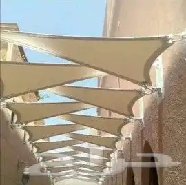 مظلات وسواتر وجميع اعمال الحداده 0