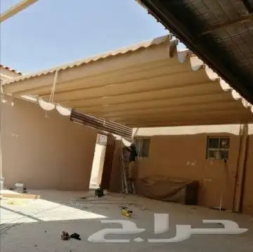 مظلات وسواتر وجميع اعمال الحداده 33