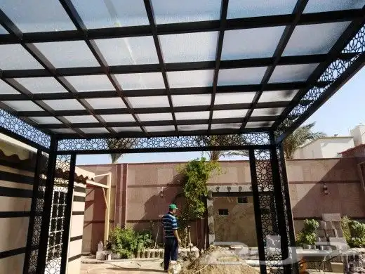 مظلات وسواتر وجميع اعمال الحداده 16