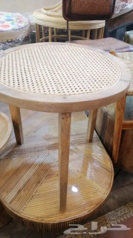 طاولات وكراسي خيزران 10