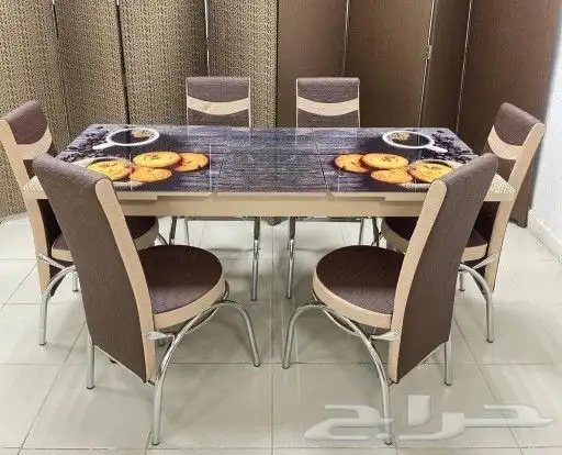 افخم انواع طاولات خشب رخام زجاج 17