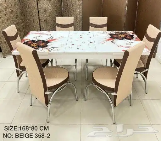 افخم انواع طاولات خشب رخام زجاج 10