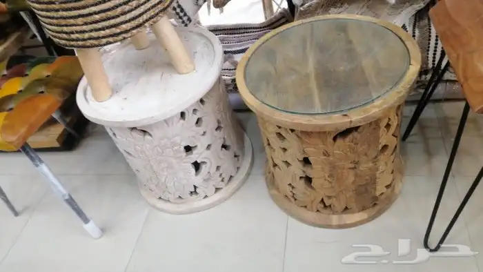 طاولات وكراسي خيزران 7