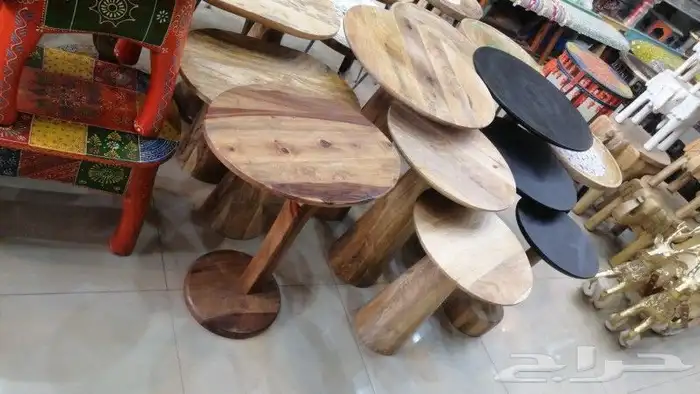 طاولات وكراسي خيزران 8