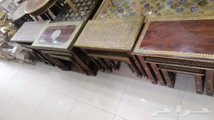 طاولات وكراسي خيزران 5