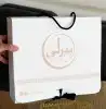 طباعه اكياس عبايات بوكسات حلويات لوقو عبايه تاق قماش ليبل قم 0