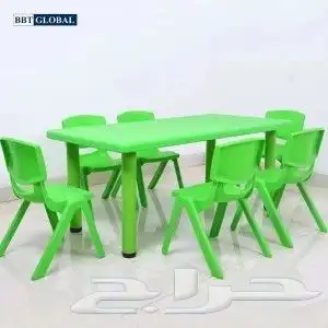 طاولات وكراسي والعاب روضة 2