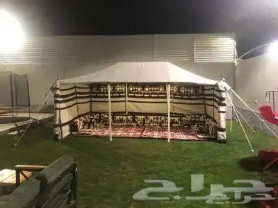 بيت شعر ابيض ألماني تجهيز المخيمات بيت شعر أبيض ضمان 5سنوا 11