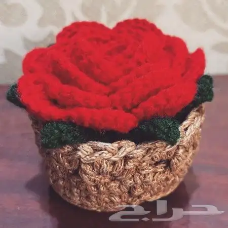 عمل يدوي هديه كروشيه 1