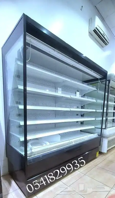 ثلاجة عرض مكشوف تفصيل جديد 0
