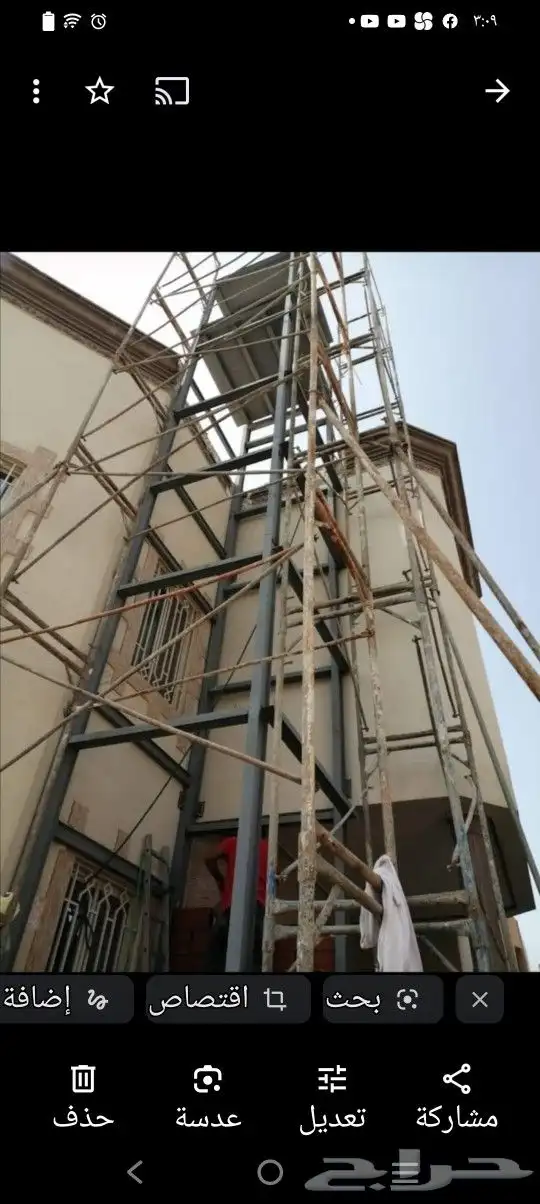 اعمال ابراج المصاعد 3