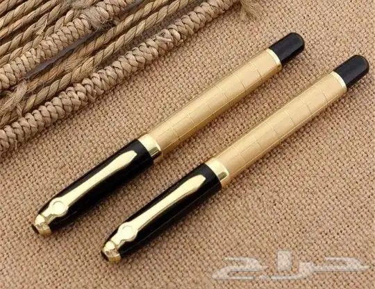 اقلام حبر فخمة معدنية متعددة الألوان مع مقلمة 3