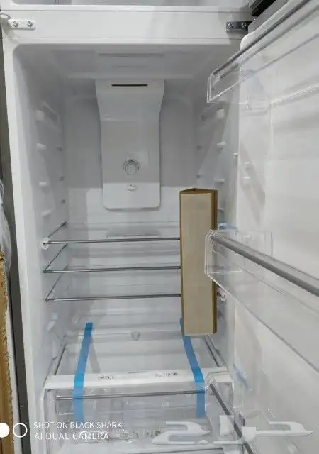 ثلاجة جنرال جولدن بابين 11.7 قدم بخار ستيل جديده بالكرتون 5